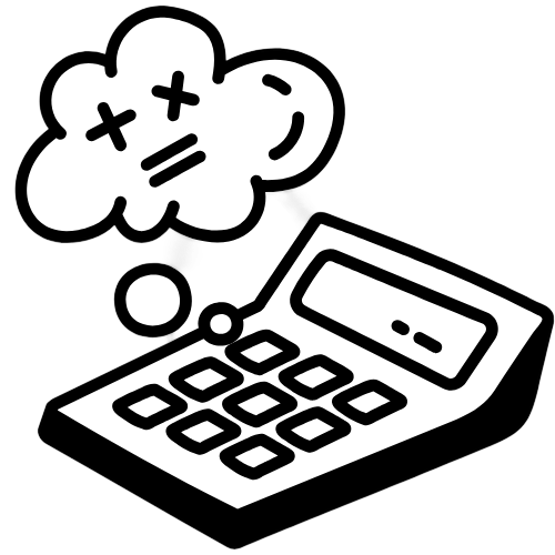 電卓のイラストと吹き出しのアイコン。ローン救済センターが全国どこでも面談可能な住宅ローン戦略提案サービスを示す画像。